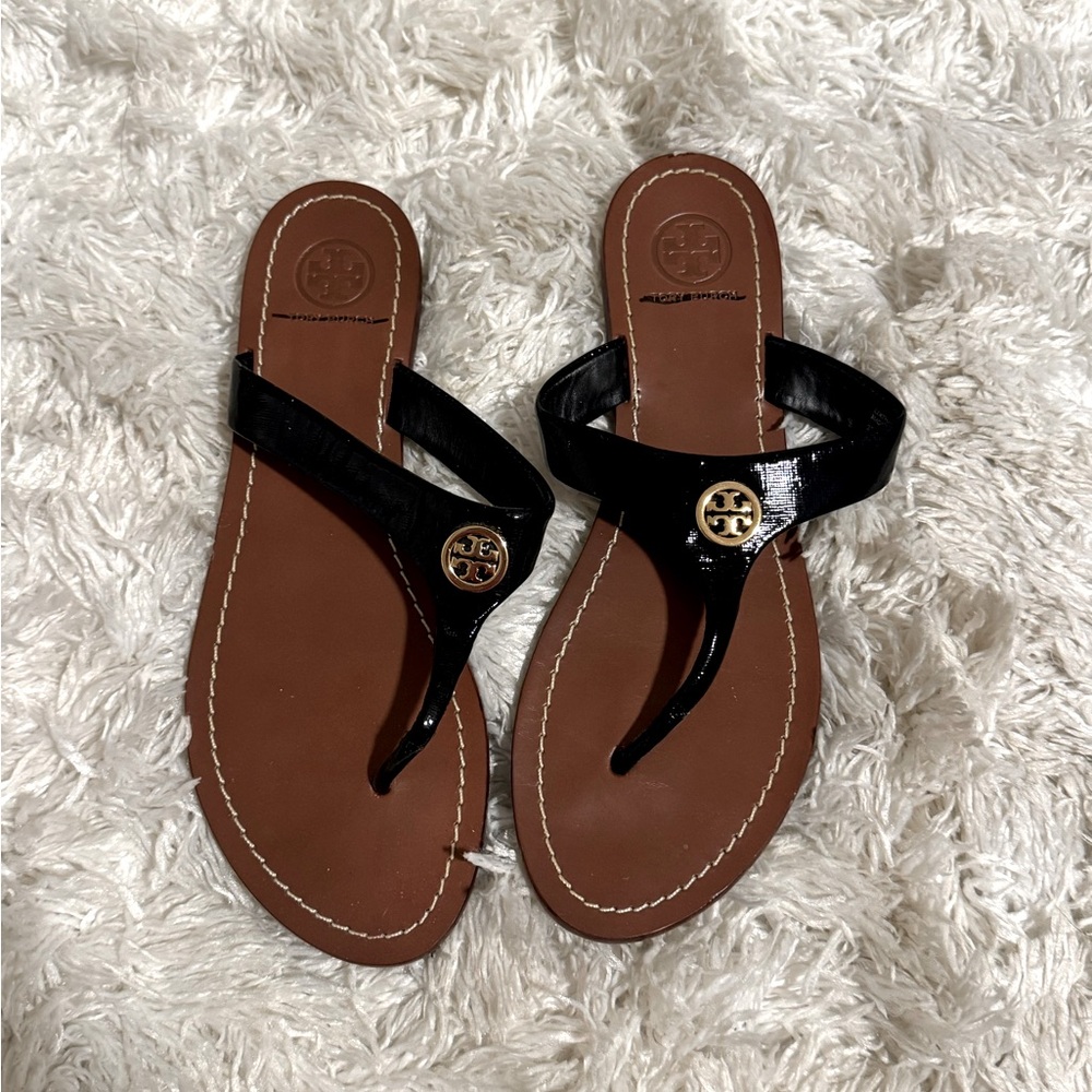 Black Tori Burch Sandals